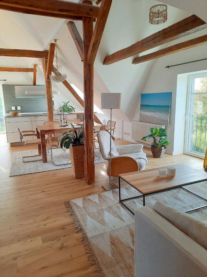 Luxurioeses Loft Mit Schoenem Blick Tremsbüttel Eksteriør bilde