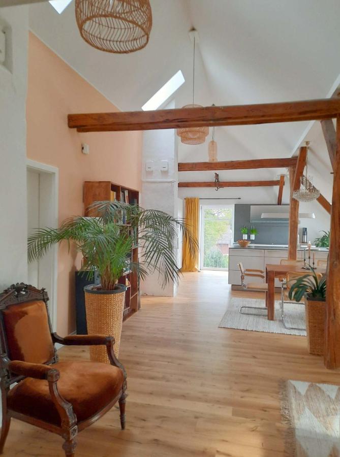 Luxurioeses Loft Mit Schoenem Blick Tremsbüttel Eksteriør bilde