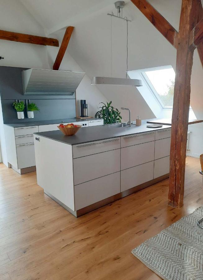 Luxurioeses Loft Mit Schoenem Blick Tremsbüttel Eksteriør bilde