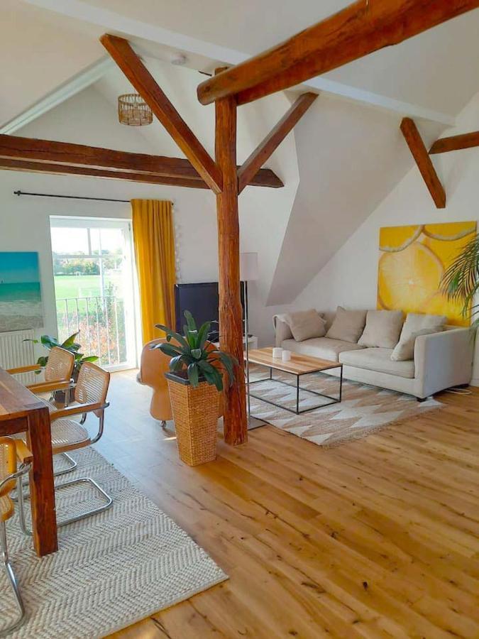Luxurioeses Loft Mit Schoenem Blick Tremsbüttel Eksteriør bilde