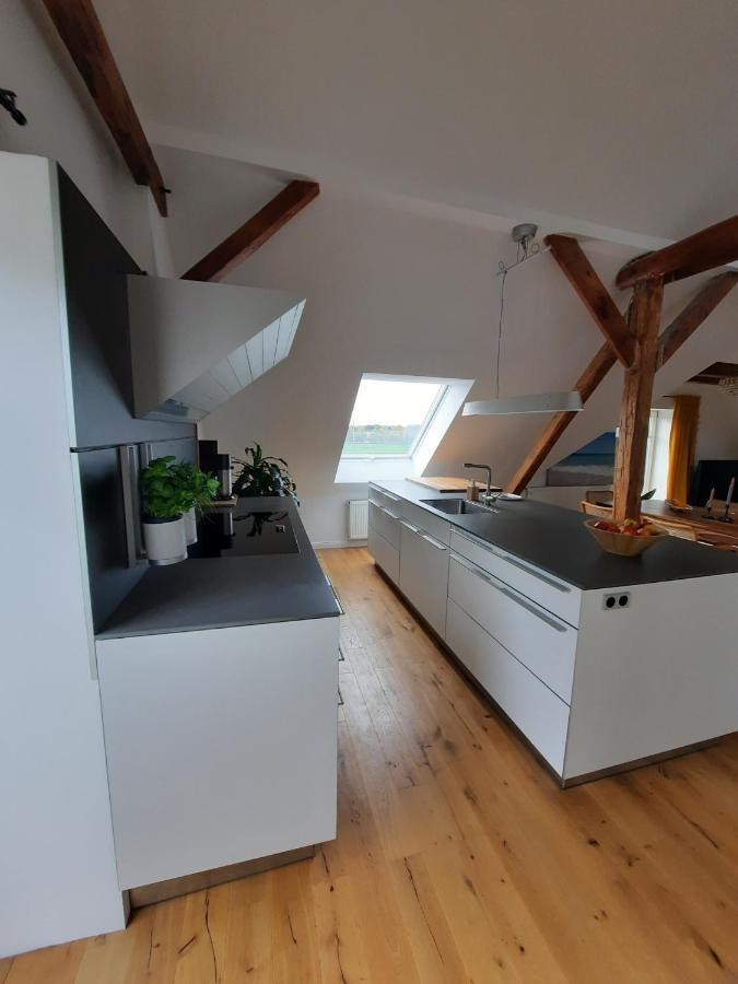 Luxurioeses Loft Mit Schoenem Blick Tremsbüttel Eksteriør bilde